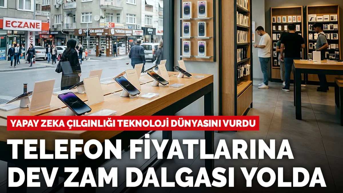Akıllı Telefon Fiyatlarına 'AI Çip Krizi' Darbesi: 2026 Zamları Kapıda Akıllı Telefon Fiyatlarına 'AI Çip Krizi' Darbesi: 2026 Zamları Kapıda