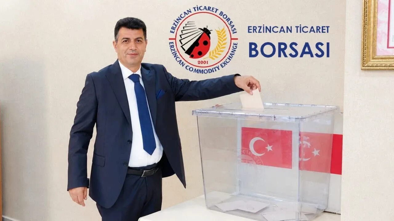 Erzincan Ticaret Borsası başkanı Vahit Erdem oldu, Nadir Akar devretti Erzincan Ticaret Borsası başkanı Vahit Erdem oldu, Nadir Akar devretti