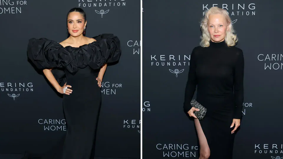 Salma Hayek ve Pamela Anderson, Kering Vakfı Gecesi'nde Kadınlara Şiddetle Mücadele İçin Birleşti görseli