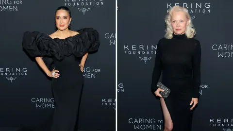 Salma Hayek ve Pamela Anderson, Kering Vakfı Gecesi'nde Kadınlara Şiddetle Mücadele İçin Birleşti