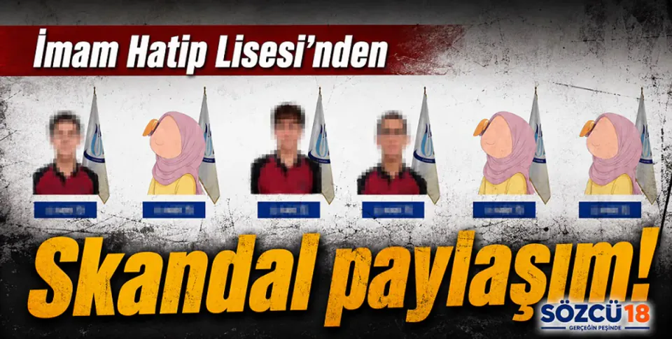 Çankırı'da Sosyal Medya Görseli Tepki Çekti: Öğrenci Fotoğrafları Kaldırıldı görseli