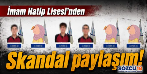 Çankırı'da Sosyal Medya Görseli Tepki Çekti: Öğrenci Fotoğrafları Kaldırıldı
