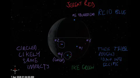 NASA, Artemis II verilerini halka açtı: 800 GB'lık arşivde Ay'ın karanlık yüzündeki çarpma parlaklıkları da var