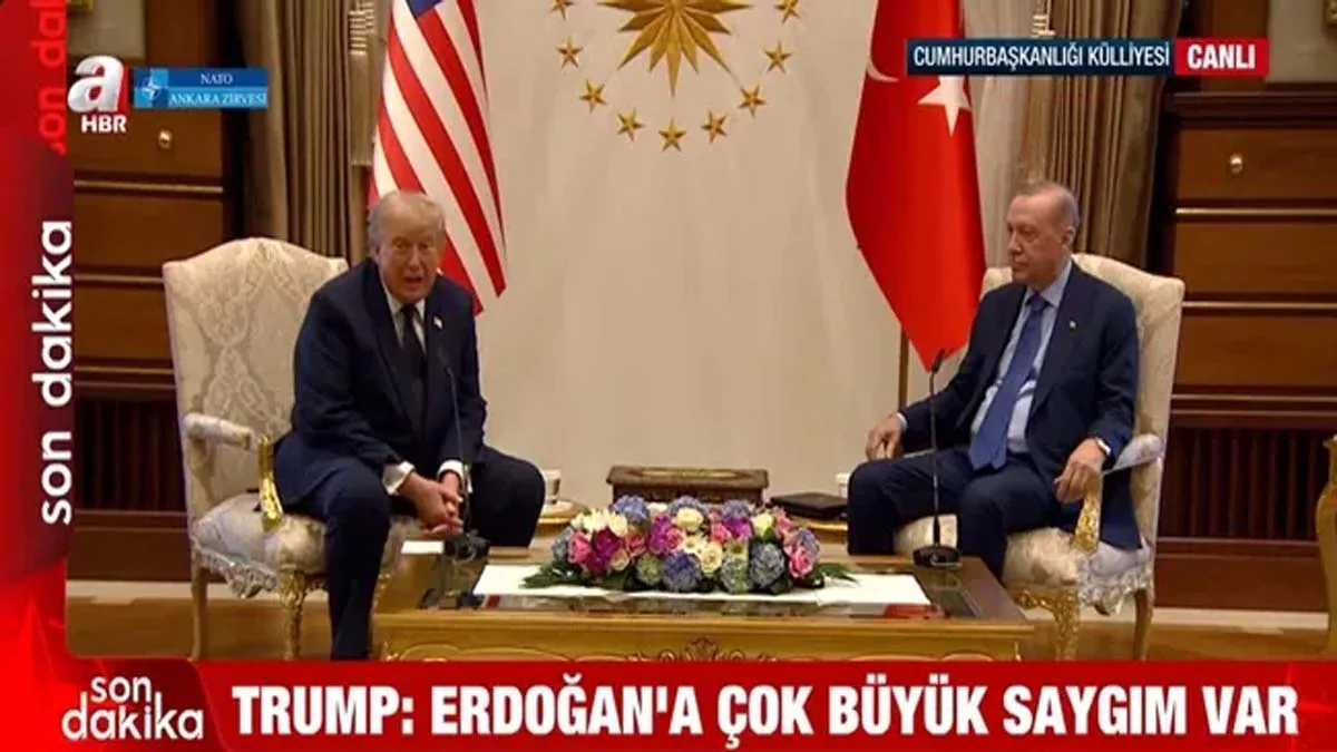 Trump'tan Erdoğan'a Tarihi Övgü: "Erdoğan Olmasaydı Bu Zirveye Gelmezdim" Trump'tan Erdoğan'a Tarihi Övgü: "Erdoğan Olmasaydı Bu Zirveye Gelmezdim" görseli