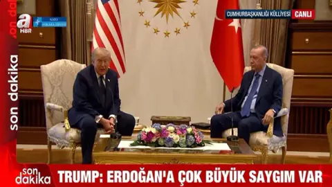 Trump; Erdoğan olmasaydı burada olmazdı görseli