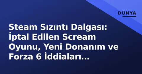 Steam Sızıntı Dalgası: İptal Edilen Scream Oyunu, Yeni Donanım ve Forza 6 İddiaları Gündemde