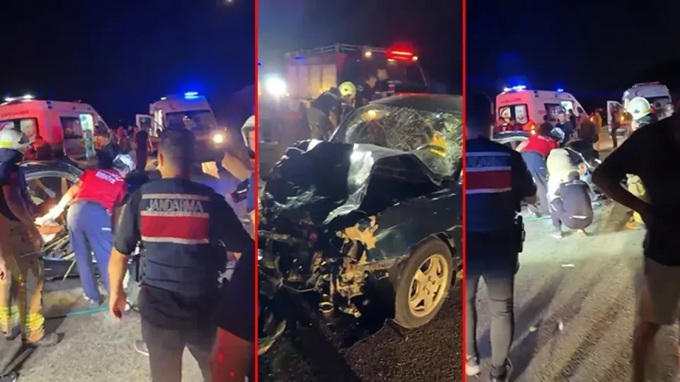 İznik'te feci kaza: 2 ölü, 5 yaralı görseli