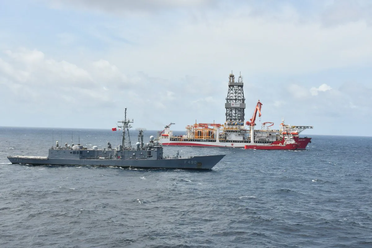 Mavi Vatan Somali'de: Çağrı Bey Sondaj Gemisine Tam Koruma Mavi Vatan Somali'de: Çağrı Bey Sondaj Gemisine Tam Koruma