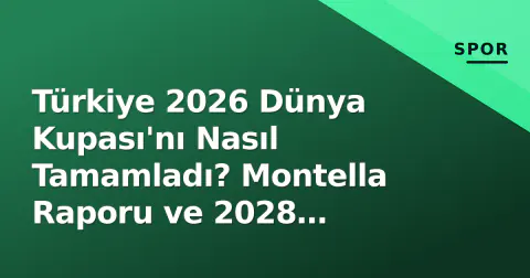 Türkiye 2026 Dünya Kupası'nı Nasıl Tamamladı? Montella Raporu ve 2028 Haritası