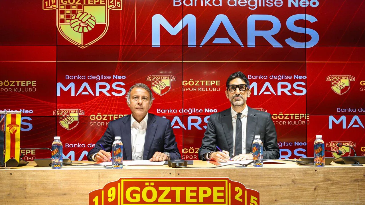 Göztepe'den Dev Sponsorluk: Güney Tribünü 'MARS Tribünü' Oluyor Göztepe'den Dev Sponsorluk: Güney Tribünü 'MARS Tribünü' Oluyor
