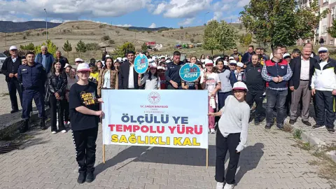 Kurşunlu'da Dünya Yürüyüş Günü'nde binlerce adım: Sağlıklı yaşam için sokaklarda akın