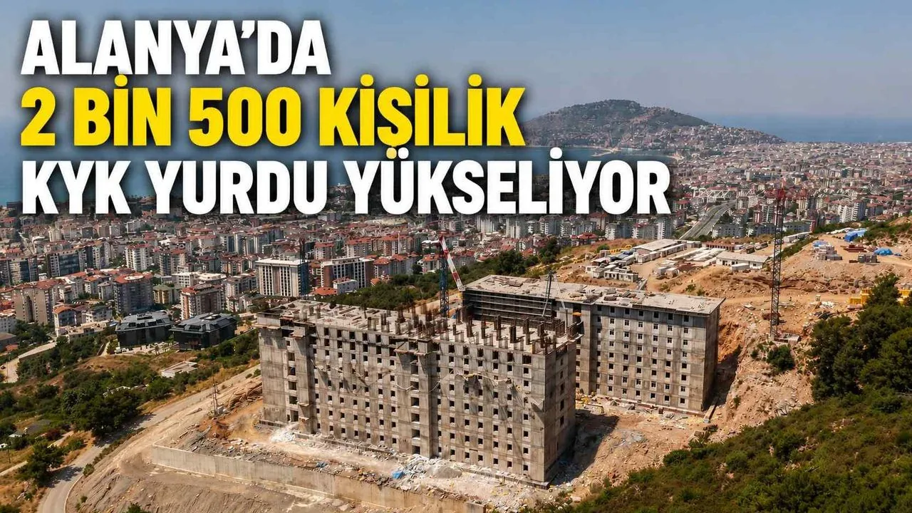 Alanya Cikcilli'ye Dev Yatırım: 2 Bin 500 Kişilik KYK Yurdu Yükseliyor Alanya Cikcilli'ye Dev Yatırım: 2 Bin 500 Kişilik KYK Yurdu Yükseliyor