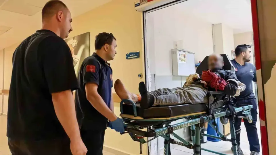İnegöl'de orman işçisinin 6 parmağı tomrukla zincir arasına sıkışarak koptu görseli