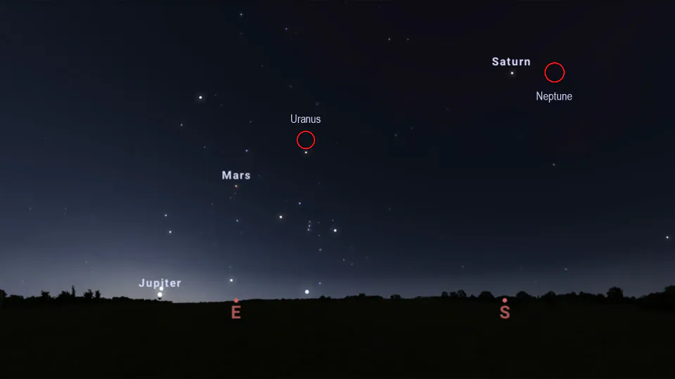 Ağustos Ayı Gökyüzü Gözlemleri: Gezegen Geçidi, Perseid Meteor Yağmuru ve Güneş Tutulması görseli