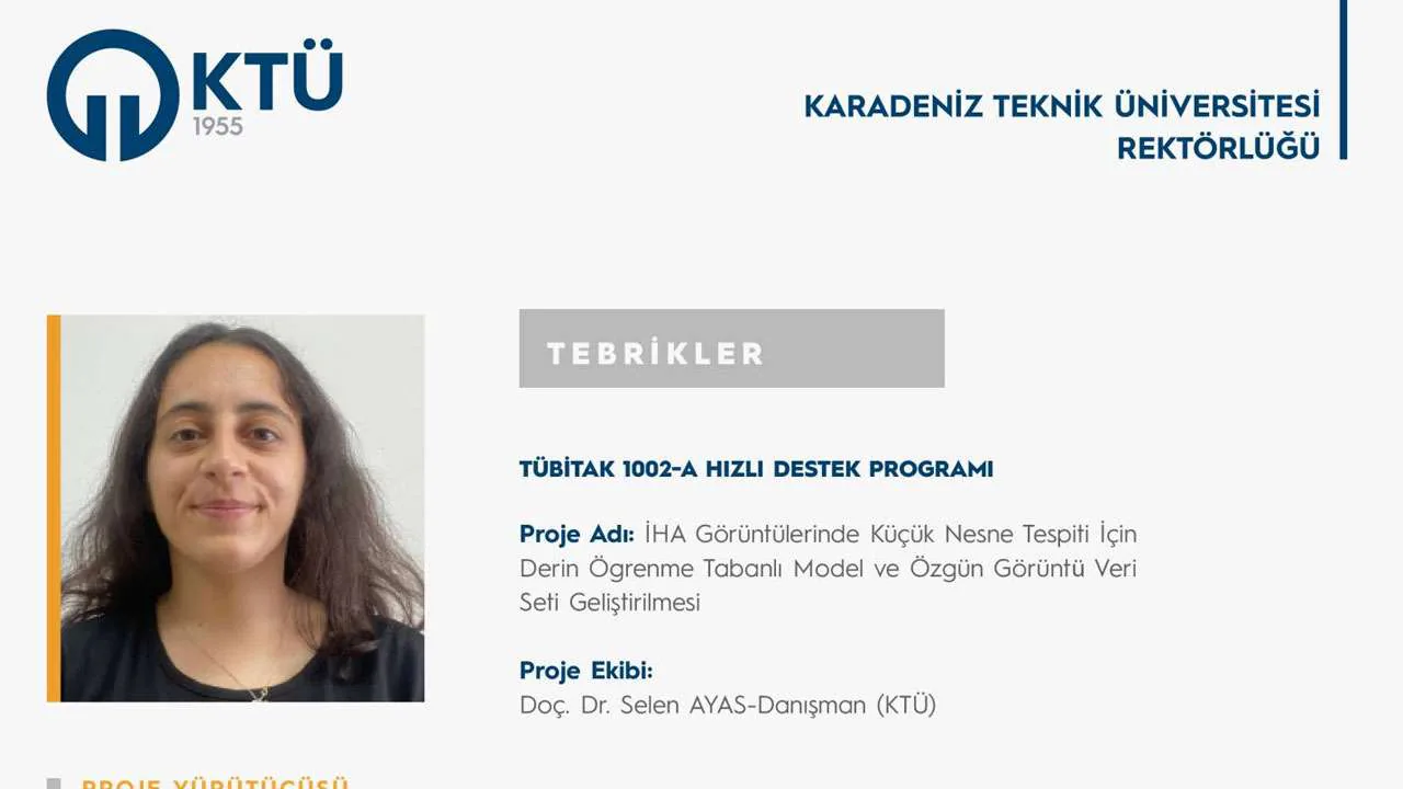 KTÜ'lü Akademisyenden Yapay Zekâ Hamlesi: TÜBİTAK'tan Destek Geldi KTÜ'lü Akademisyenden Yapay Zekâ Hamlesi: TÜBİTAK'tan Destek Geldi