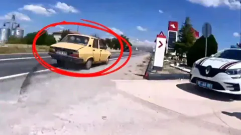 Yozgat'ta 'Dur' İhtarına Uymayan Sürücüye Aracının İki Katı Ceza