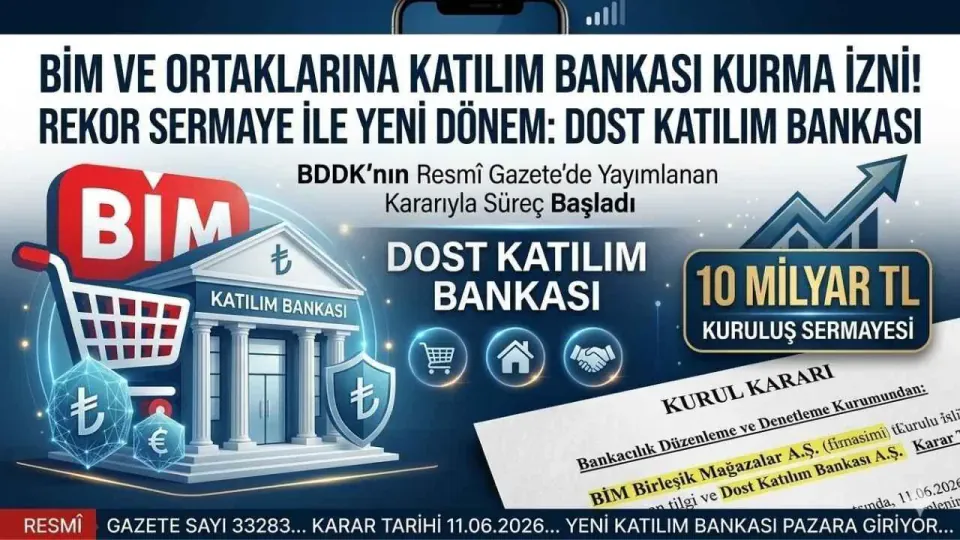 BİM Ortaklığında Yeni Banka: Dost Katılım Bankası Kuruluyor görseli