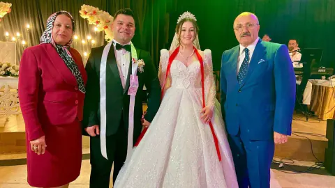 Taşköprü'de Mutlu Düğün: Başkan Hüseyin Arslan Genç Çiftin Yanındaydı