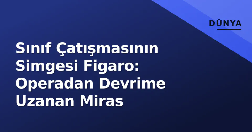 Sınıf Çatışmasının Simgesi Figaro: Operadan Devrime Uzanan Miras görseli