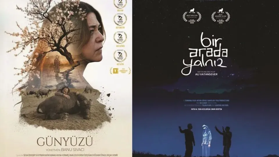 33. Altın Koza Film Festivali: Yarışma filmleri 'Günyüzü' ve 'Bir Arada Yalnız' izleyiciyle buluştu görseli