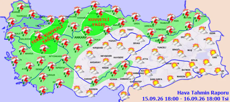 Bursa Hava Durumu: 16 Eylül 2026 MGM Tahmini – Sağanak Riski ve Nem Uyarısı görseli