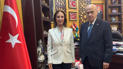 KUTSO Başkanı Güral Argat, Bahçeli'yi ziyaret etti: "Anadolu'nun sanayi lokomotifi Kütahya"