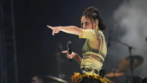 Zeynep Bastık Germencik konserini durdurdu: 'Bu kadar kavga edeceksiniz, ayıptır'