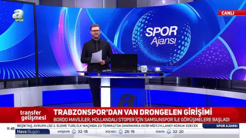 Trabzonspor'dan Rick van Drongelen Hamlesi: Bonservis Görüşmeleri Başladı