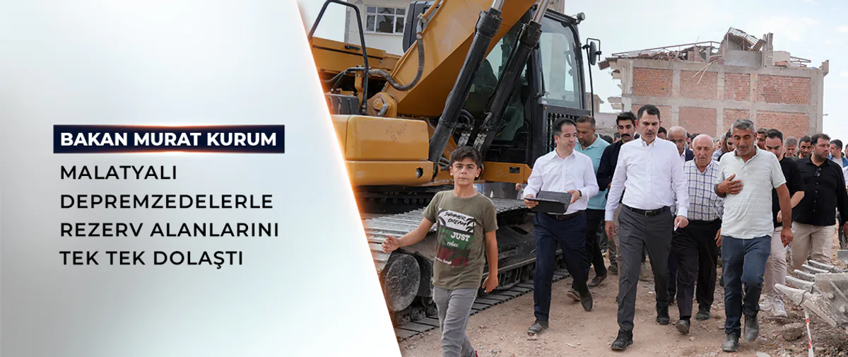 Çevre, Şehircilik ve İklim Değişikliği Bakanı Murat Kurum Malatya'da Depremzedelerle Buluştu Çevre, Şehircilik ve İklim Değişikliği Bakanı Murat Kurum Malatya'da Depremzedelerle Buluştu