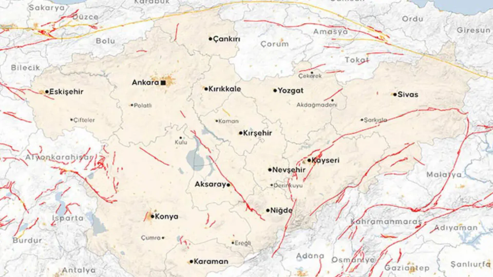 Sivas Divriği ve Ankara Şeridinde Deprem Kaydedildi görseli