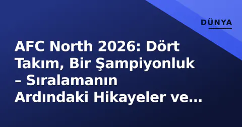 AFC North 2026: Dört Takım, Bir Şampiyonluk – Sıralamanın Ardındaki Hikayeler ve Playoff Senaryoları