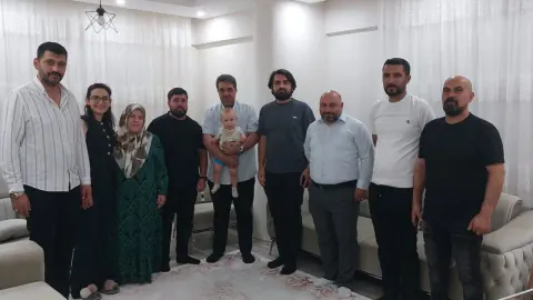 Anahtar Parti Kırşehir İl Başkanlığı'ndan Vazife Malulü Kerim Tekin'e Vefa Ziyareti
