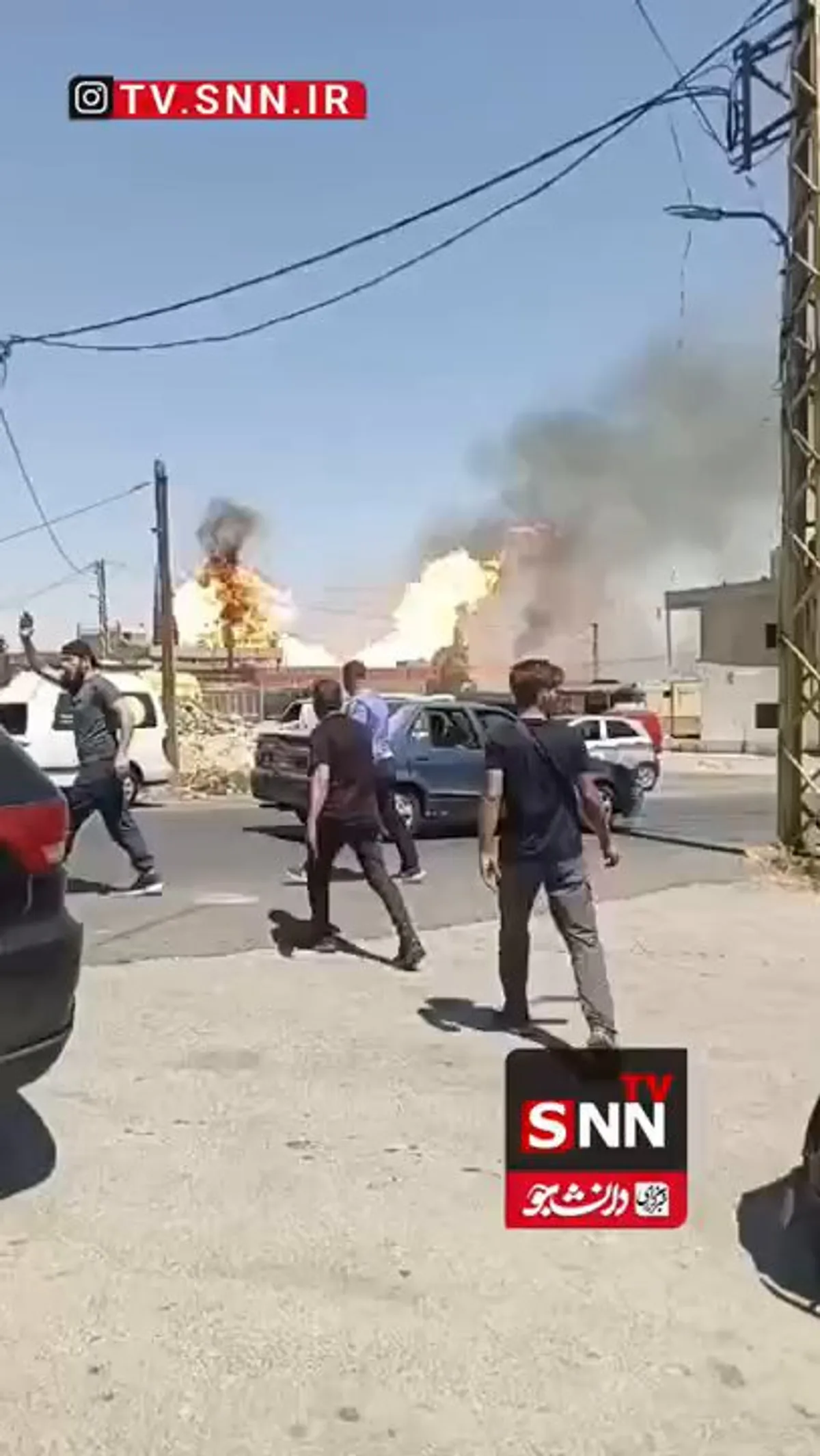 Lübnan'ın Hermel Bölgesinde Doğal Gaz Tankeri Patlaması Lübnan'ın Hermel Bölgesinde Doğal Gaz Tankeri Patlaması