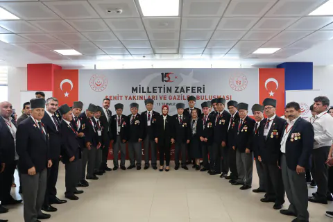 Çankırı'da 15 Temmuz'un Anısına Şehit Yakınları ve Gazilerle Bir Araya Gelindi