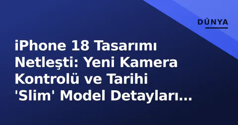 iPhone 18 Tasarımı Netleşti: Yeni Kamera Kontrolü ve Tarihi 'Slim' Model Detayları Sızdırıldı