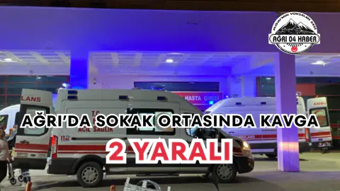 Ağrı Doğubayazıt'ta Kavga: 2 Yaralı