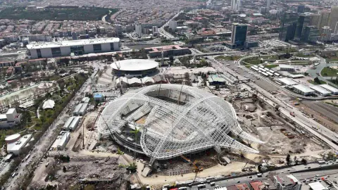 Ankara 19 Mayıs Stadyumu'nda Dev Adım: Dünyanın En Büyük 3. Çatı Yapısı