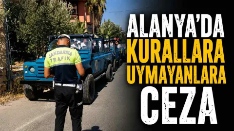 Alanya'da Trafik Denetimleri Sıkılaştırıldı: Kurallara Uymayanlara Ceza Yağdı