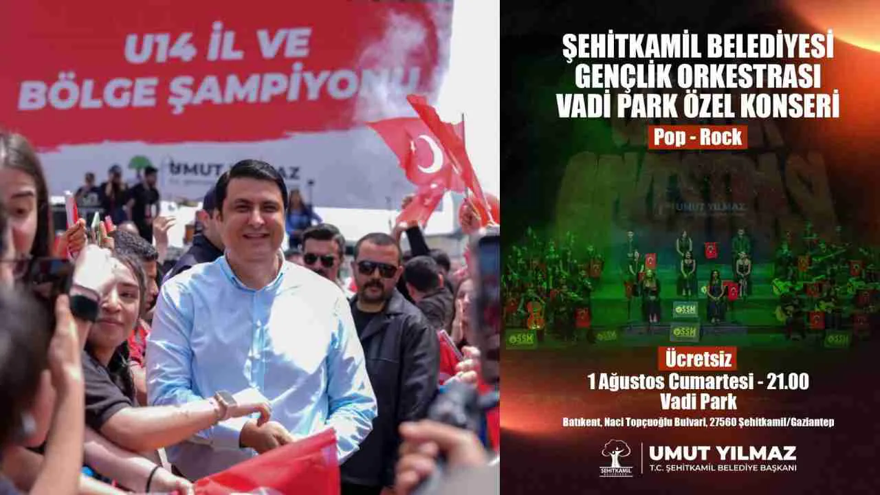 Şehitkamil Gençlik Orkestrası Vadi Park'ta Konser Veriyor Şehitkamil Gençlik Orkestrası Vadi Park'ta Konser Veriyor