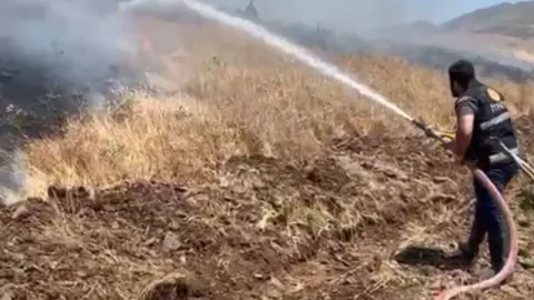 Elazığ Karakoçan'da Tarım Arazileri Yandı: 35 Dönüm Alan Küle Döndü