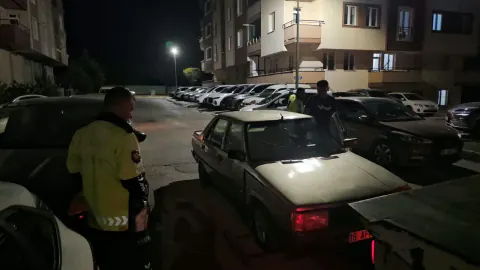 Çorum'da polis kaçağı terk edilmiş bulundu: Sürücü tespit edildi