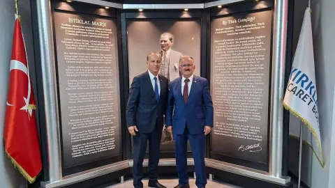Trakya Birlik'ten Kırklareli Ticaret Borsası Başkanı Altıntel'e seçim sonrası ziyaret