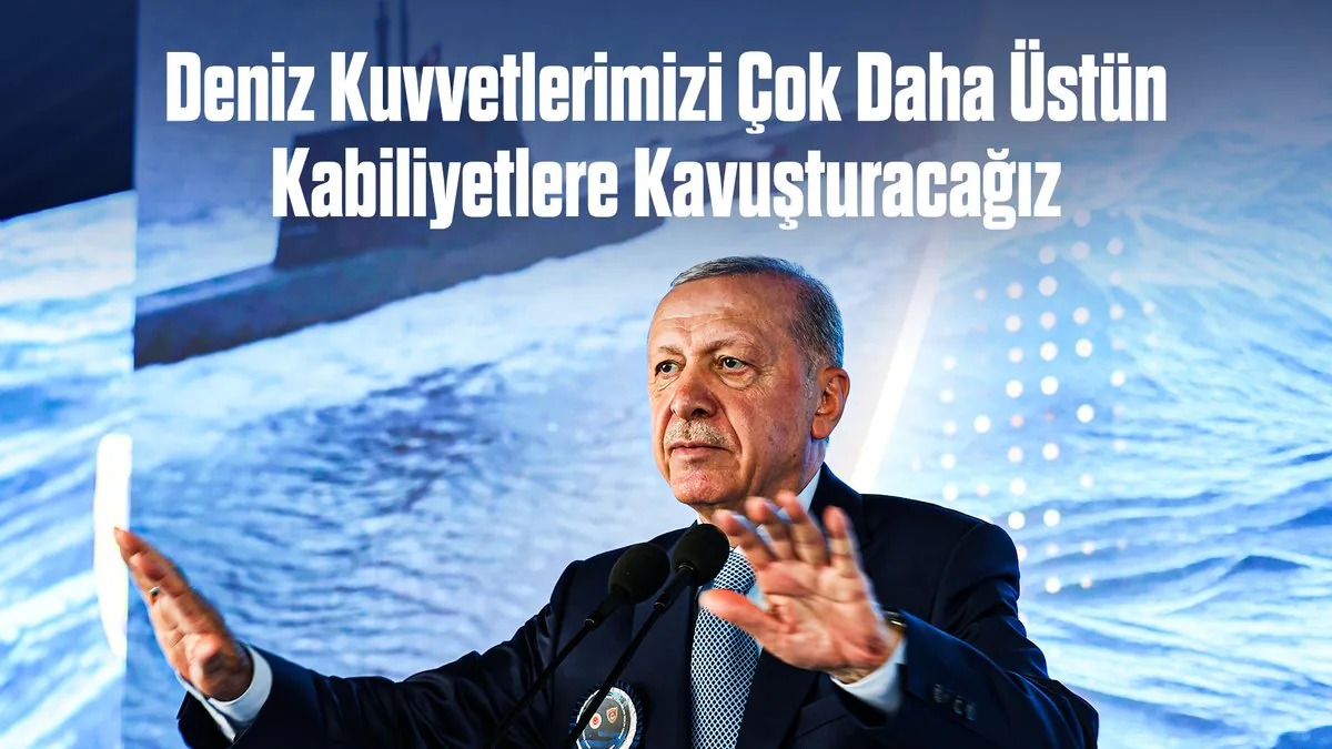 Türkiye Cumhurbaşkanı Recep Tayyip Erdoğan, Denizcilik Kabiliyetleri Hakkında Konuştu Türkiye Cumhurbaşkanı Recep Tayyip Erdoğan, Denizcilik Kabiliyetleri Hakkında Konuştu