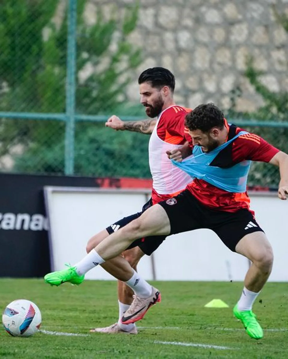 Gaziantep Futbol Takımı Antrenmanda Gaziantep Futbol Takımı Antrenmanda