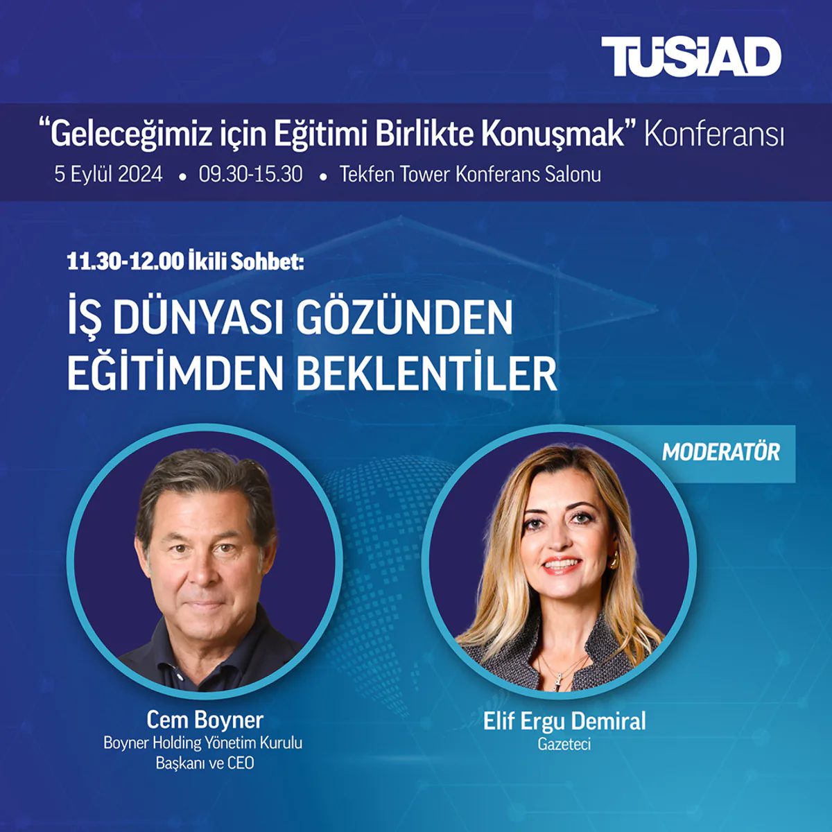Boyner Holding CEO'su Cem Boyner TÜSİAD Konferansına Katılacak Boyner Holding CEO'su Cem Boyner TÜSİAD Konferansına Katılacak