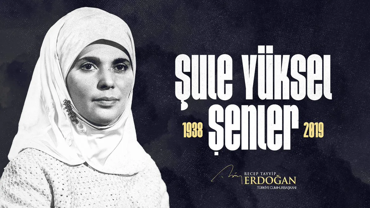 Cumhurbaşkanı Recep Tayyip Erdoğan, Şule Yüksel Şenler'i Vefatının 5. Yılında Anarak, Hayatının İlham Verici Olduğunu Belirtti Cumhurbaşkanı Recep Tayyip Erdoğan, Şule Yüksel Şenler'i Vefatının 5. Yılında Anarak, Hayatının İlham Verici Olduğunu Belirtti
