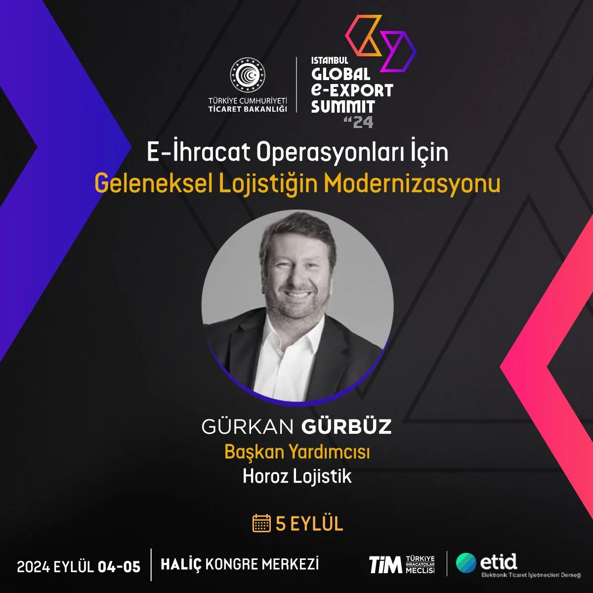 Horoz Lojistik, İstanbul Global e-İhracat Zirvesi'nde Konuşma Yapacak Horoz Lojistik, İstanbul Global e-İhracat Zirvesi'nde Konuşma Yapacak