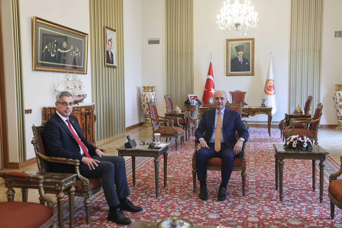 TBMM Başkanı Numan Kurtulmuş, Sağlık Bakanı Kemal Memişoğlu'nu Kabul Etti TBMM Başkanı Numan Kurtulmuş, Sağlık Bakanı Kemal Memişoğlu'nu Kabul Etti