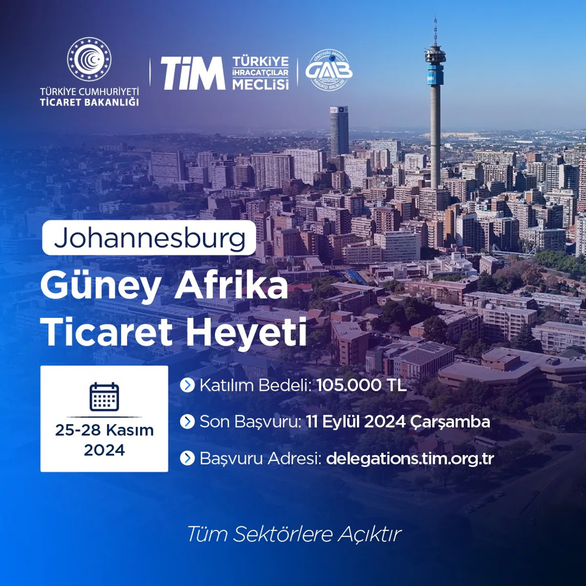 TİM Düzenledi, Güney Afrika'ya Ticaret Heyeti Gönderiyor TİM Düzenledi, Güney Afrika'ya Ticaret Heyeti Gönderiyor
