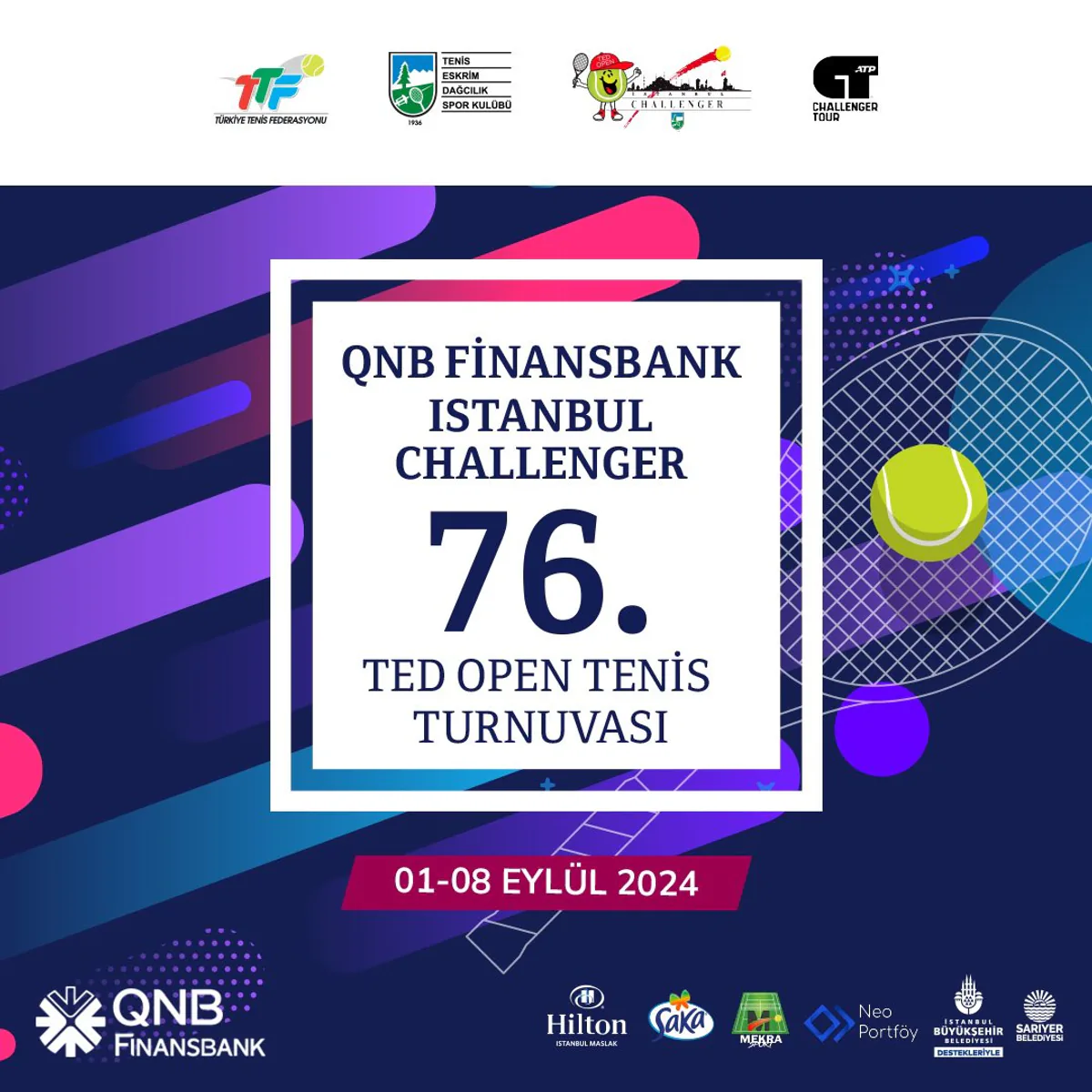 QNB Finansbank, İstanbul Challenger TED Open Tenis Turnuvası'nın Ana Sponsoru Oldu QNB Finansbank, İstanbul Challenger TED Open Tenis Turnuvası'nın Ana Sponsoru Oldu